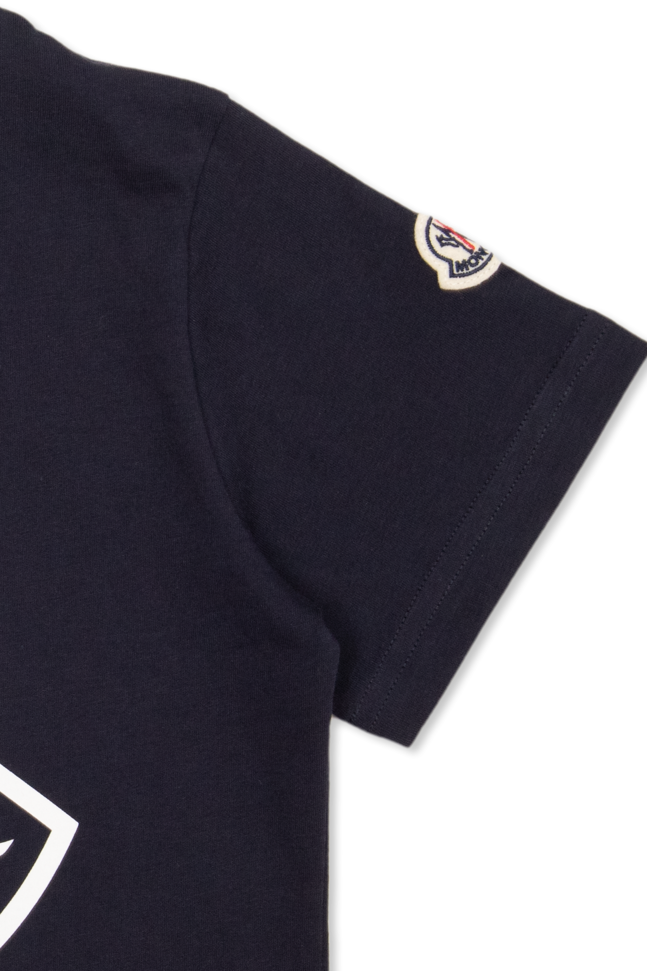 Navy moncler t top shirt